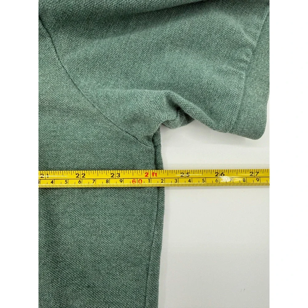 Polo‎ Ralph Lauren Mens XL Green Heather Short Sleeve Pique Polo Shirt Red Pony